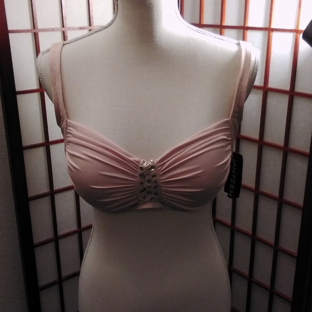 Jantzen Brand Swimsuit top w/ Embellishments